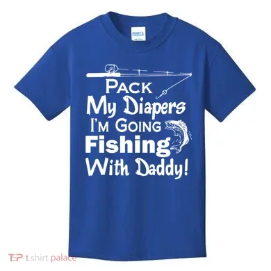 Fishing With Daddy Kids T-Shirt