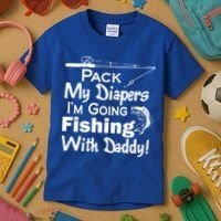 Fishing With Daddy Kids T-Shirt thumb 3