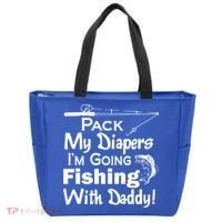 Fishing With Daddy Tote Bag thumb 0