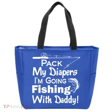 Fishing With Daddy Tote Bag