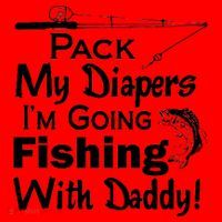 Fishing With Daddy Santa Hat thumb 1