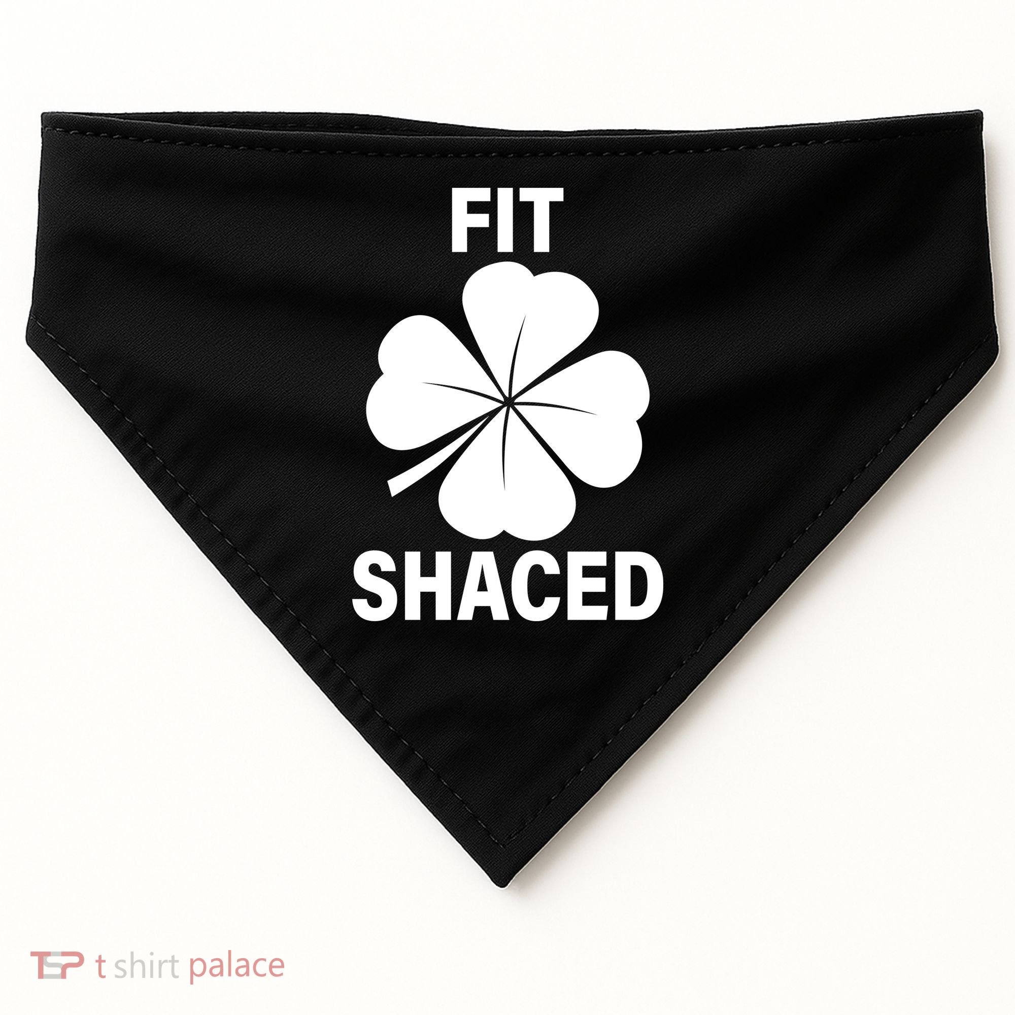 Fit Shaced Funny Irish Drinking Party USA-Made Doggie Bandana