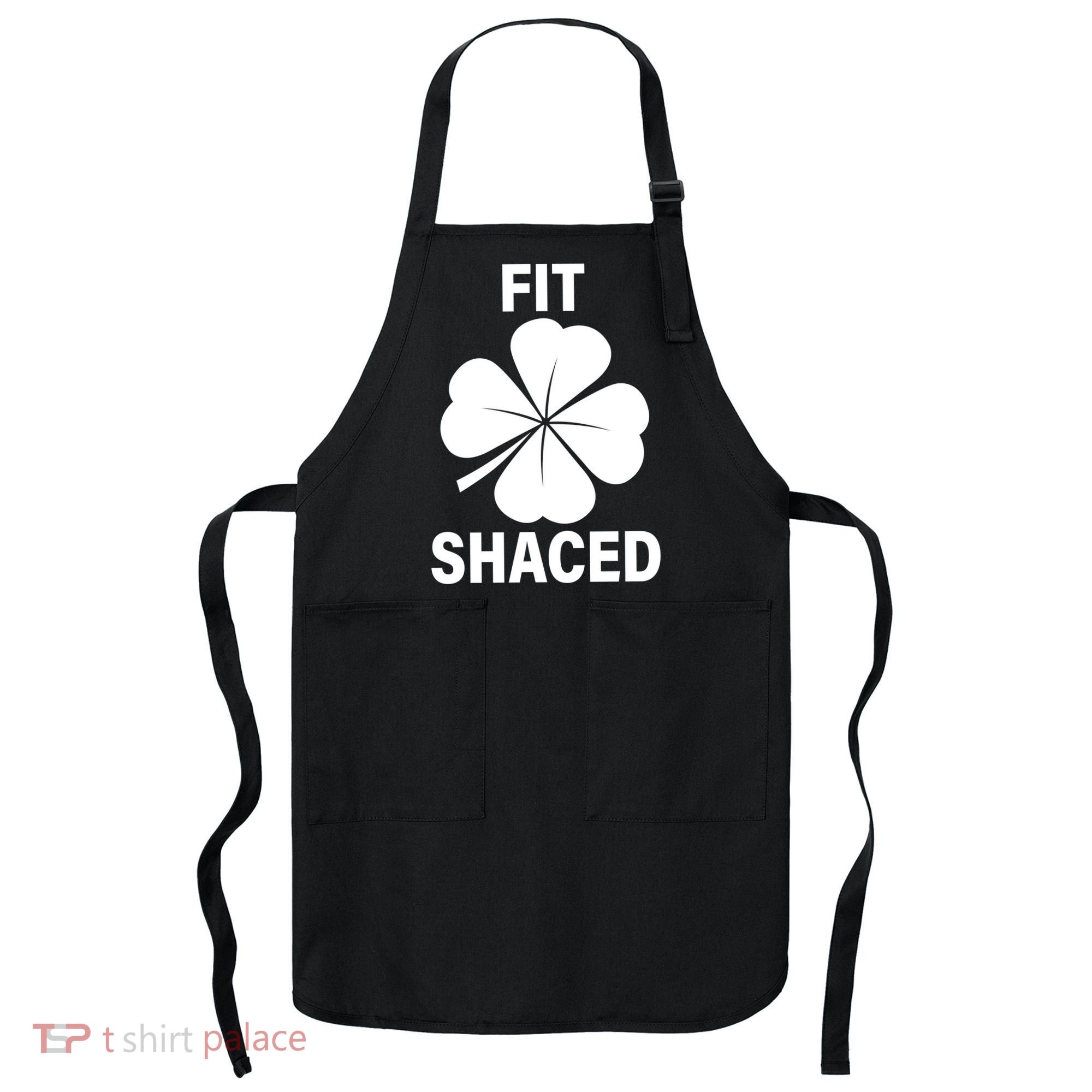 Fit Shaced Funny Irish Drinking Party Apron