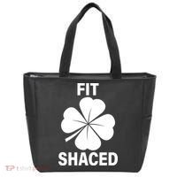 Fit Shaced Funny Irish Drinking Party Tote Bag thumb 0
