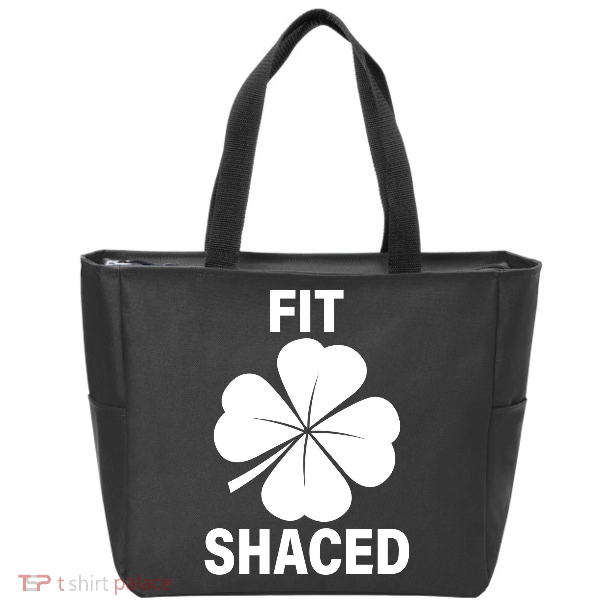 Fit Shaced Funny Irish Drinking Party Tote Bag