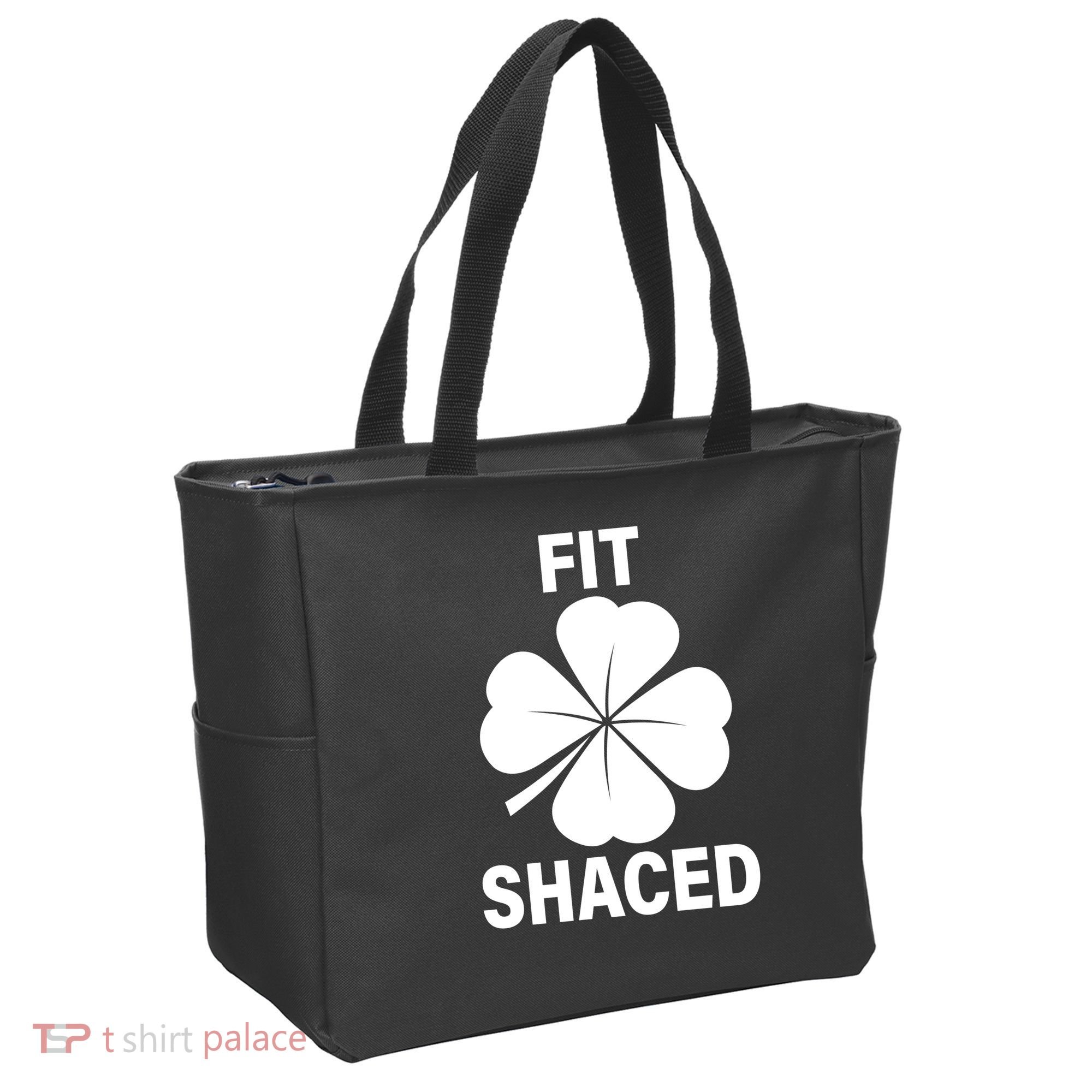 Fit Shaced Funny Irish Drinking Party Tote Bag