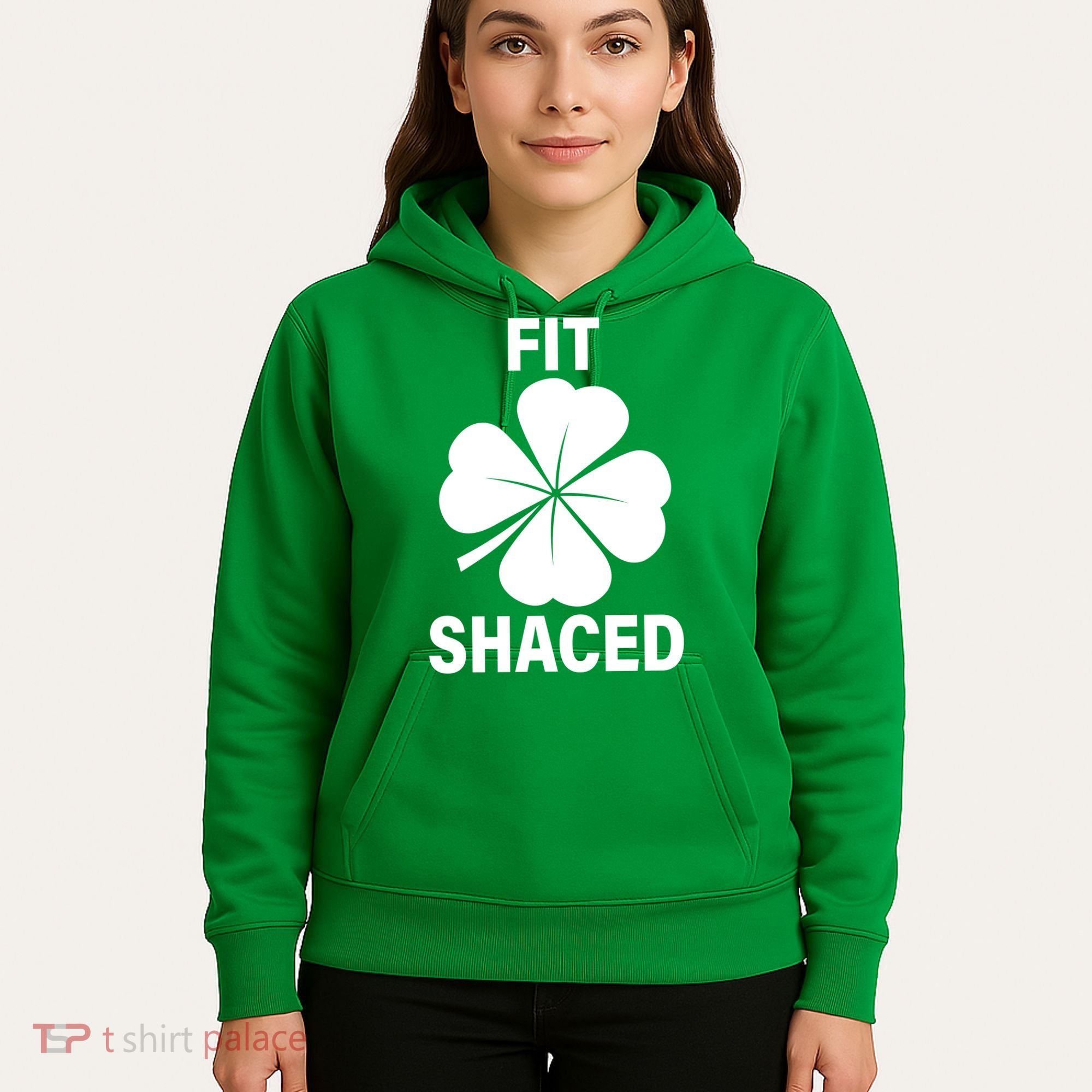 Fit Shaced Funny Irish Drinking Party Hoodie