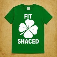 Fit Shaced Funny Irish Drinking Party T-Shirt thumb 5