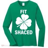 Fit Shaced Funny Irish Drinking Party Women's Long Sleeve Shirt thumb 0