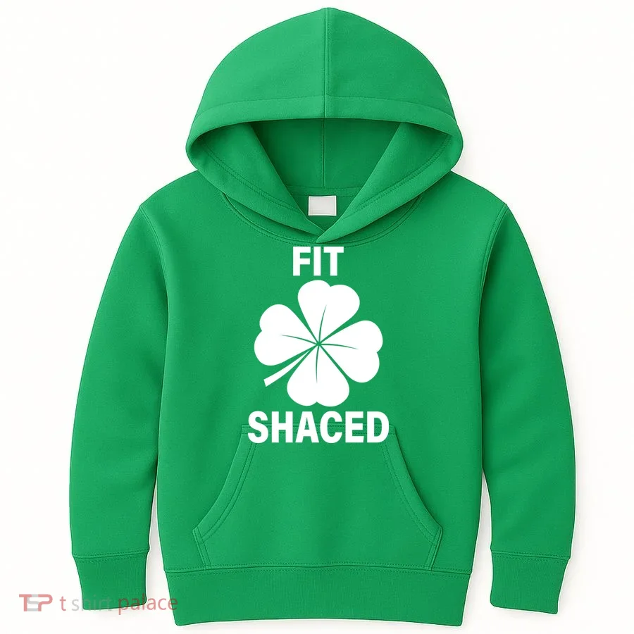 Fit Shaced Funny Irish Drinking Party Kids Hoodie