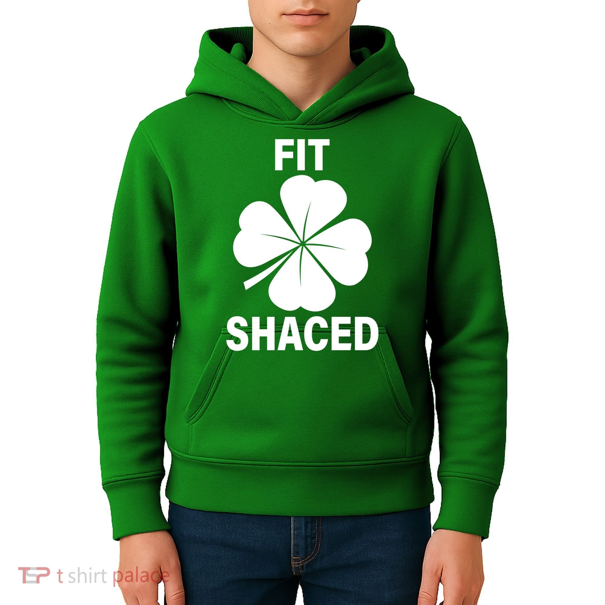 Fit Shaced Funny Irish Drinking Party Kids Hoodie