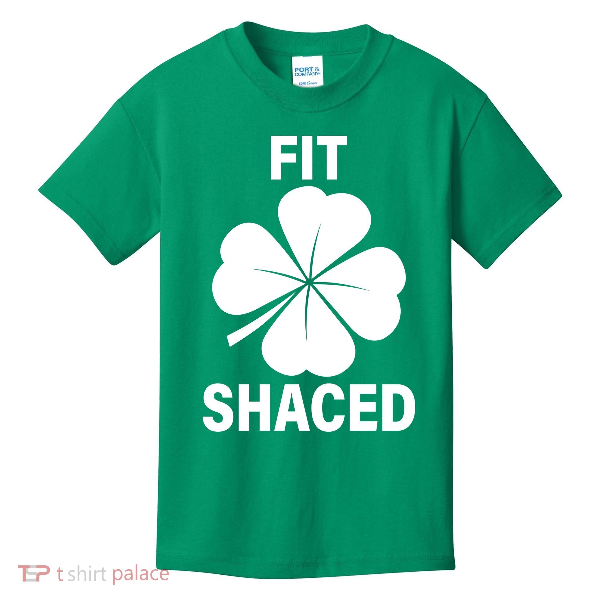 Fit Shaced Funny Irish Drinking Party Kids T-Shirt