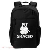 Fit Shaced Funny St. Patrick's Day Irish Clover Beer Drinking Backpack thumb 0
