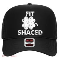 Fit Shaced Funny St. Patrick's Day Irish Clover Beer Drinking Hat thumb 0