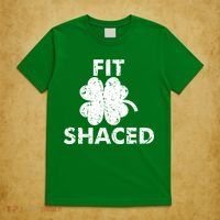 Fit Shaced Funny St. Patrick's Day Irish Clover Beer Drinking T-Shirt thumb 5