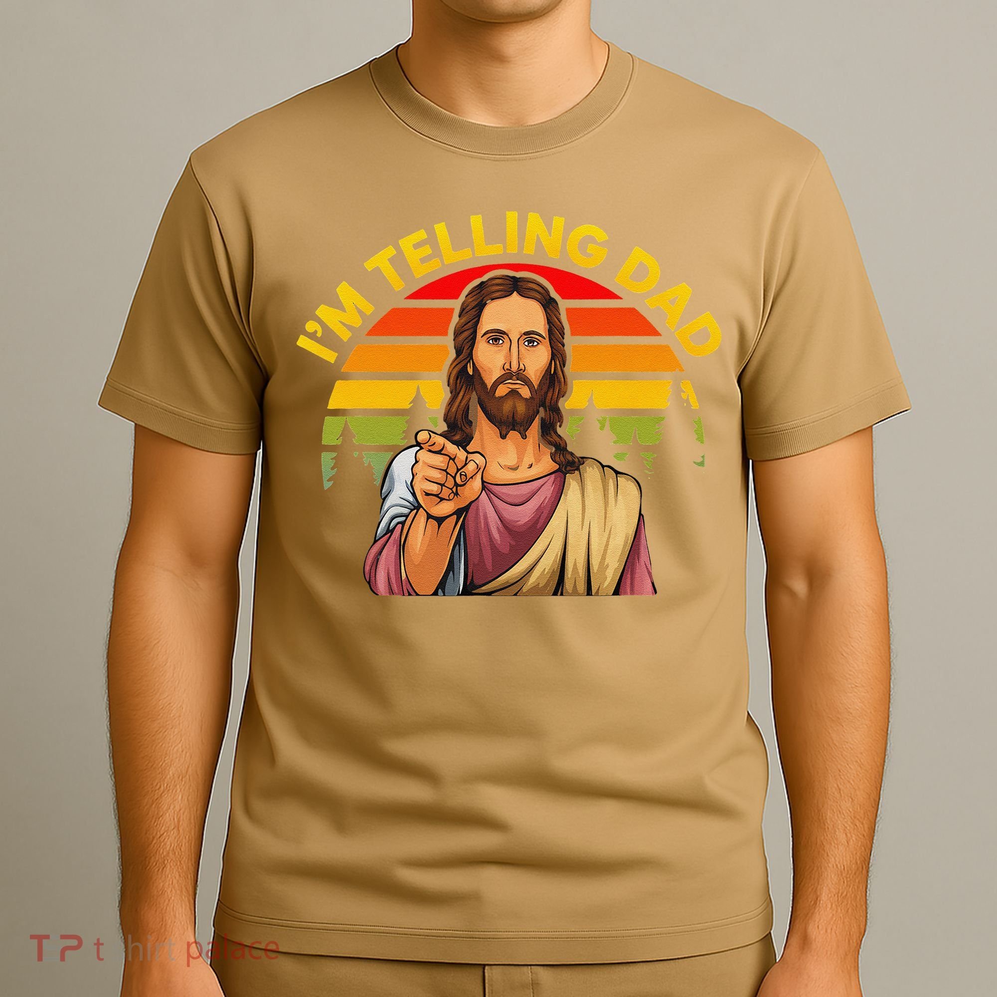 Funny IM Telling Dad Religious Christian Jesus Meme T-Shirt