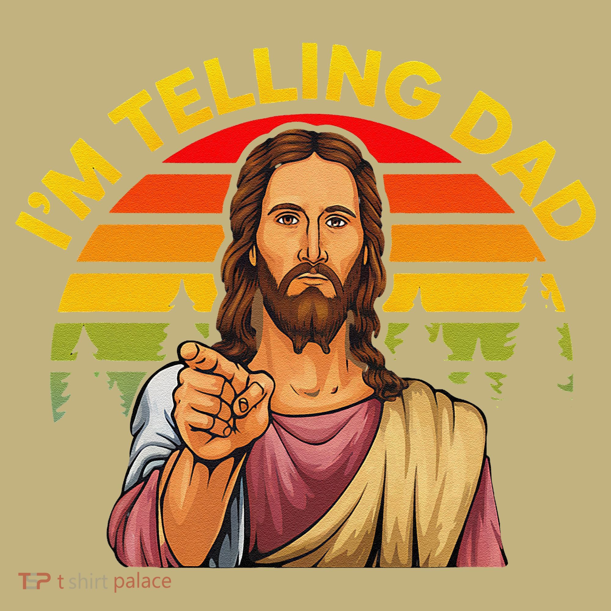 Funny IM Telling Dad Religious Christian Jesus Meme Mousepad