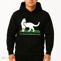 Funny Ill Tread Wherever I Want Cat Vs Tread On Me Snake Hoodie thumb 2