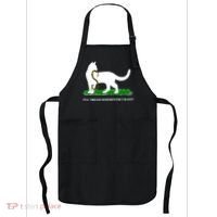 Funny Ill Tread Wherever I Want Cat Vs Tread On Me Snake Apron thumb 0