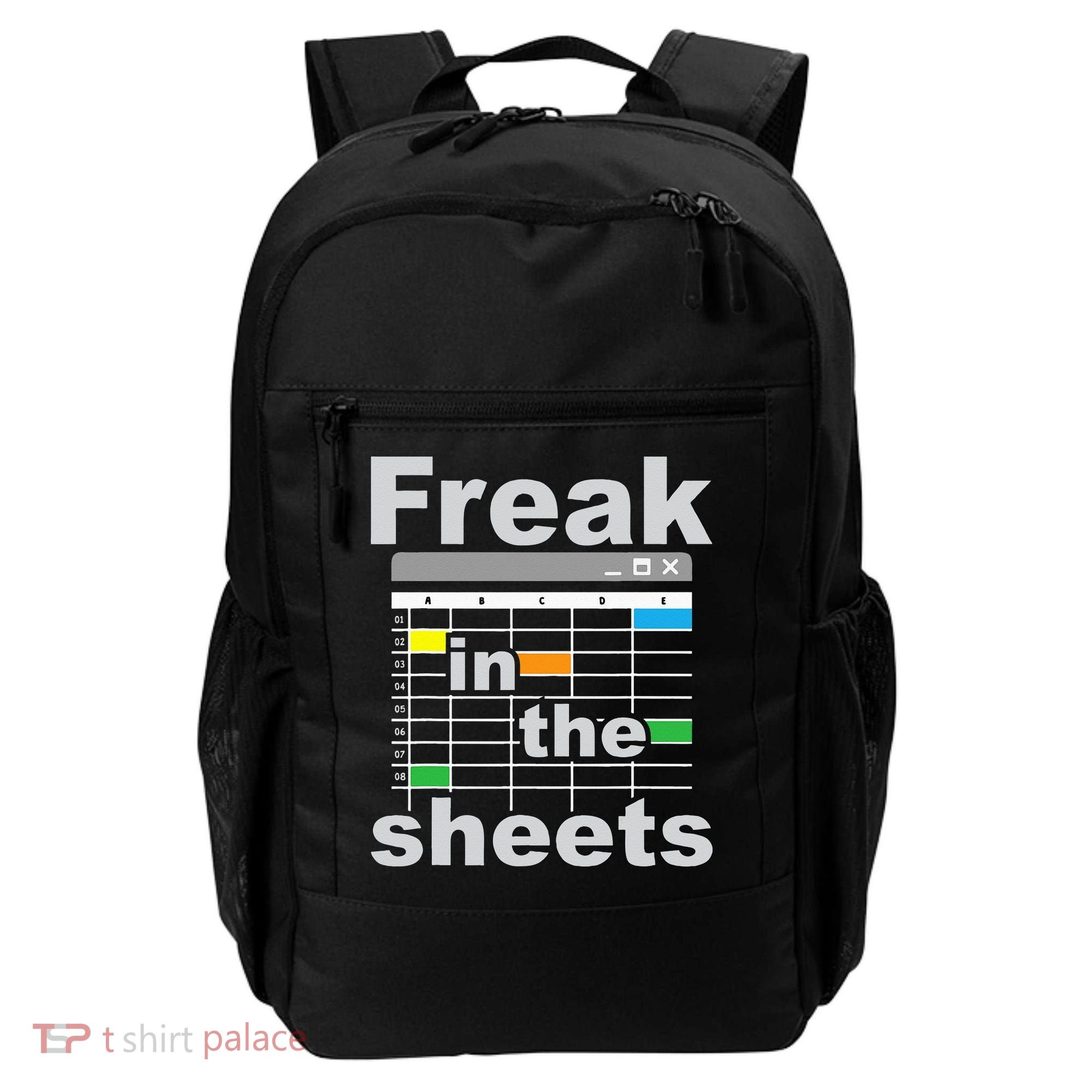 Freak In The Sheets Funny Accountant Analyst Secretary Backpack