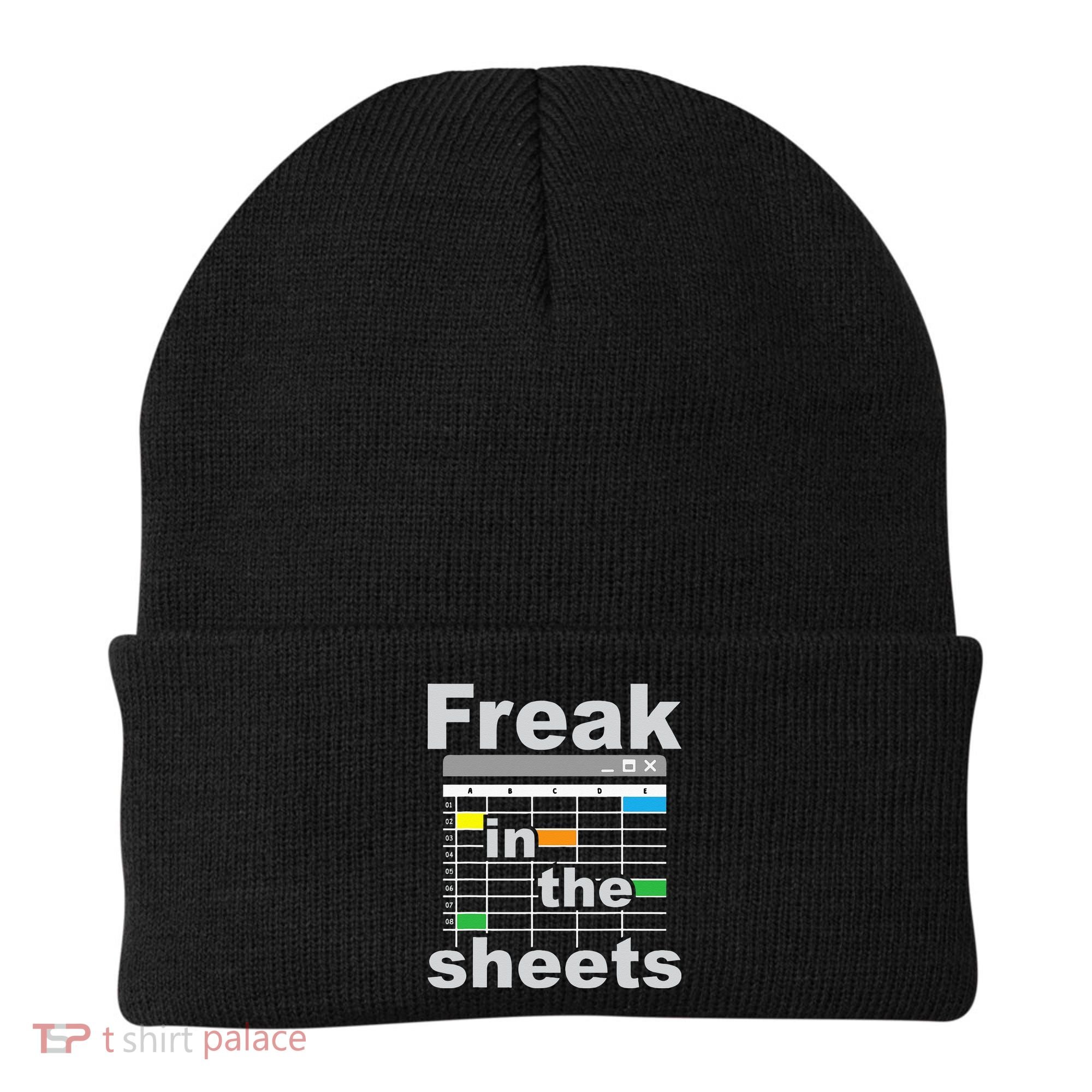Freak In The Sheets Funny Accountant Analyst Secretary Beanie