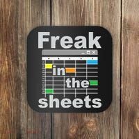 Freak In The Sheets Funny Accountant Analyst Secretary Coaster thumb 0
