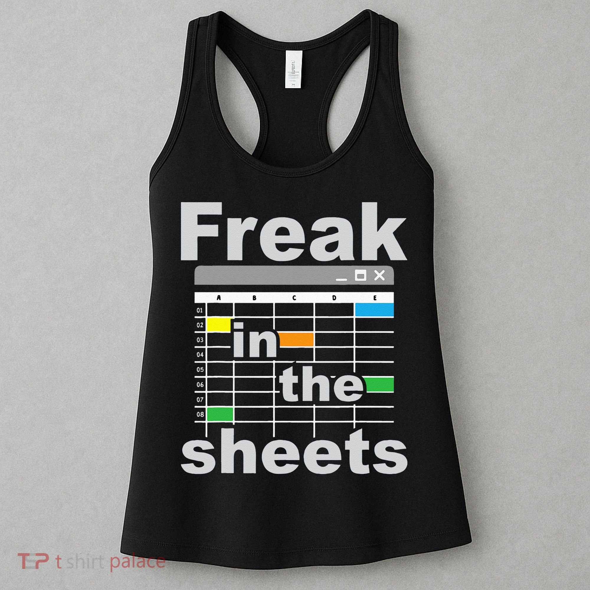 Freak In The Sheets Funny Accountant Analyst Secretary Women's Tank Top