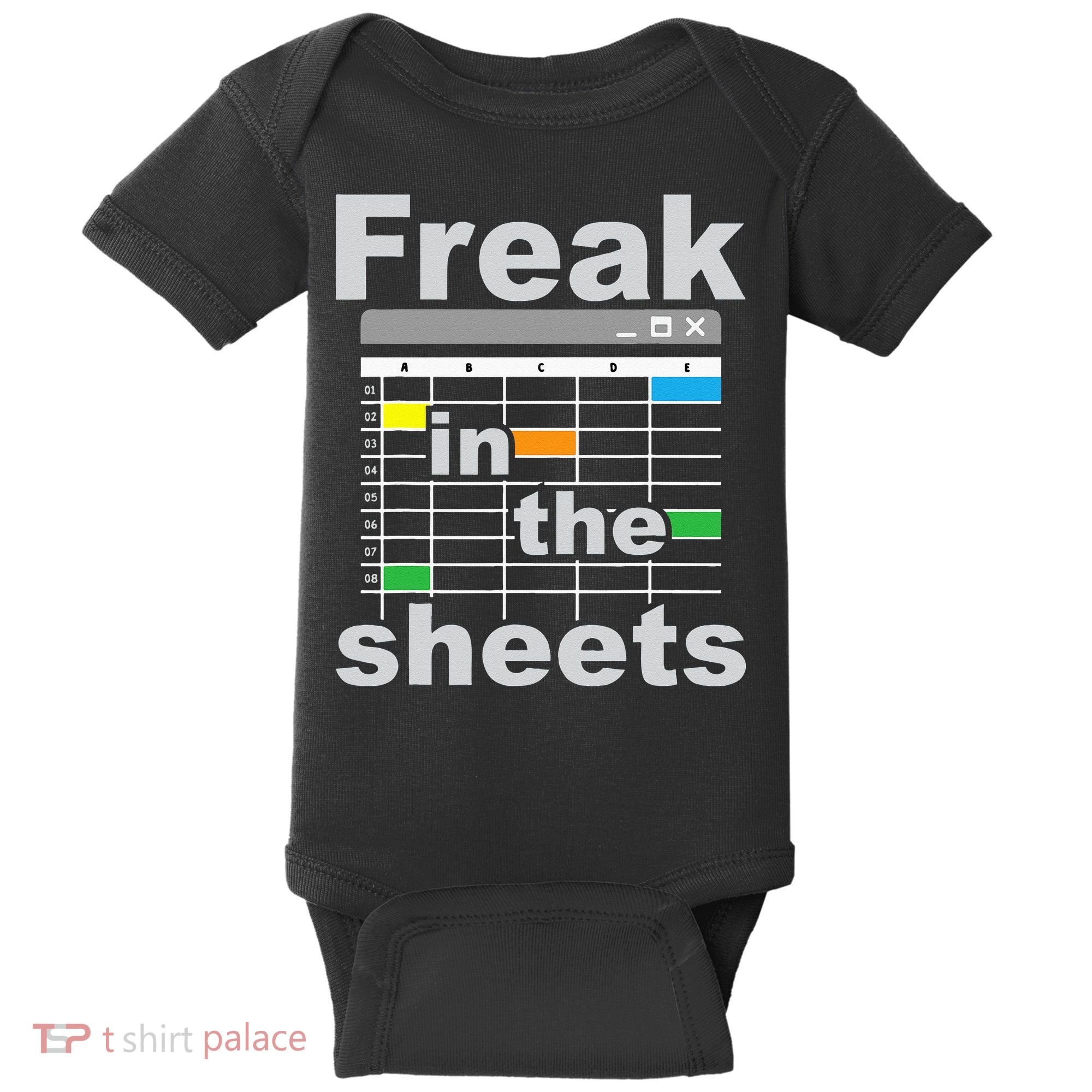 Freak In The Sheets Funny Accountant Analyst Secretary Baby Bodysuit