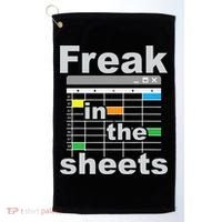 Freak In The Sheets Funny Accountant Analyst Secretary Golf Towel thumb 0