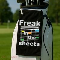 Freak In The Sheets Funny Accountant Analyst Secretary Golf Towel thumb 2