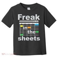 Freak In The Sheets Funny Accountant Analyst Secretary Toddler T-Shirt thumb 0