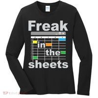 Freak In The Sheets Funny Accountant Analyst Secretary Women's Long Sleeve Shirt thumb 0