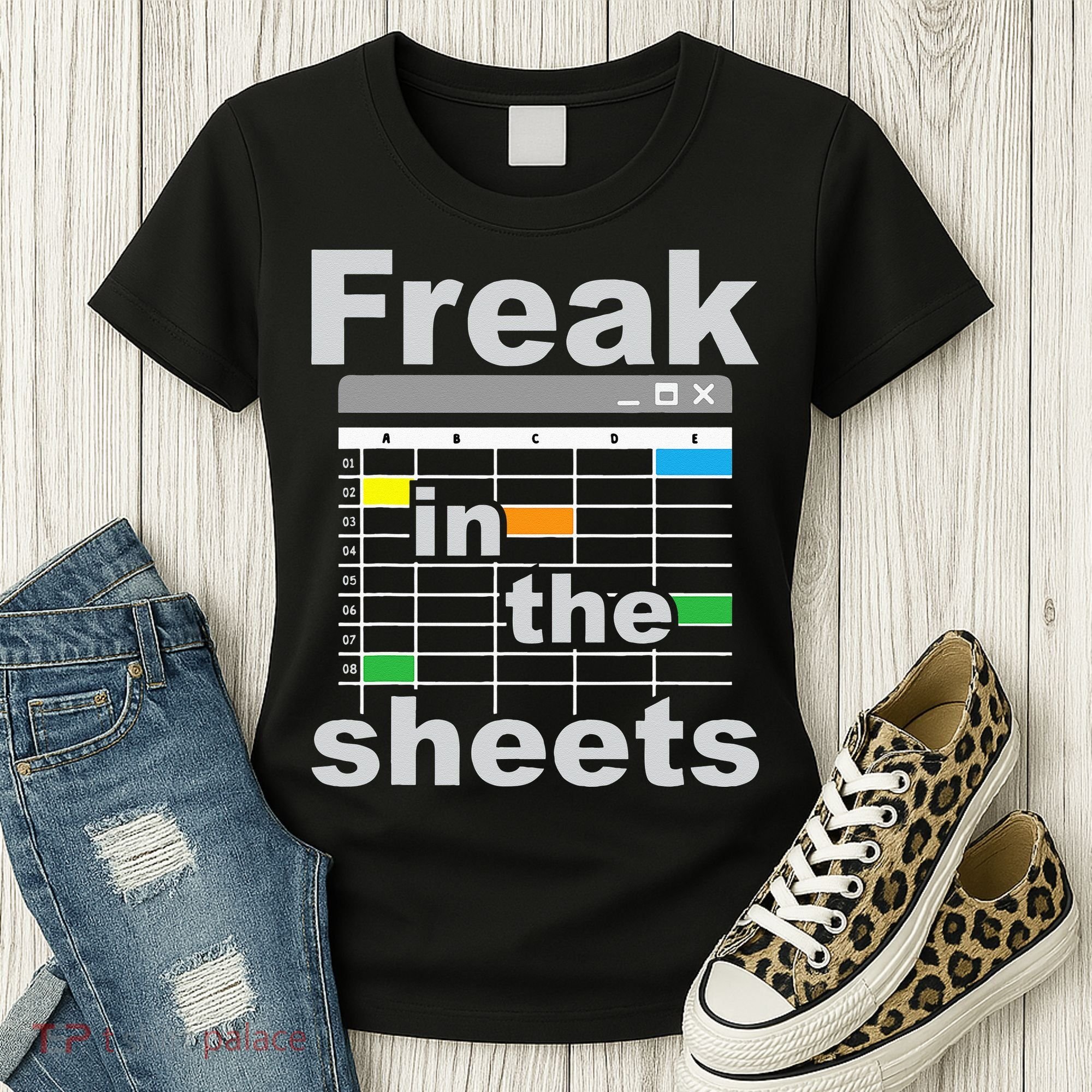 Freak In The Sheets Funny Accountant Analyst Secretary Women's T-Shirt