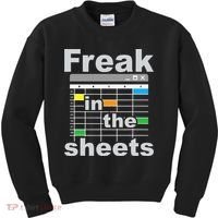 Freak In The Sheets Funny Accountant Analyst Secretary Kids Sweatshirt thumb 0