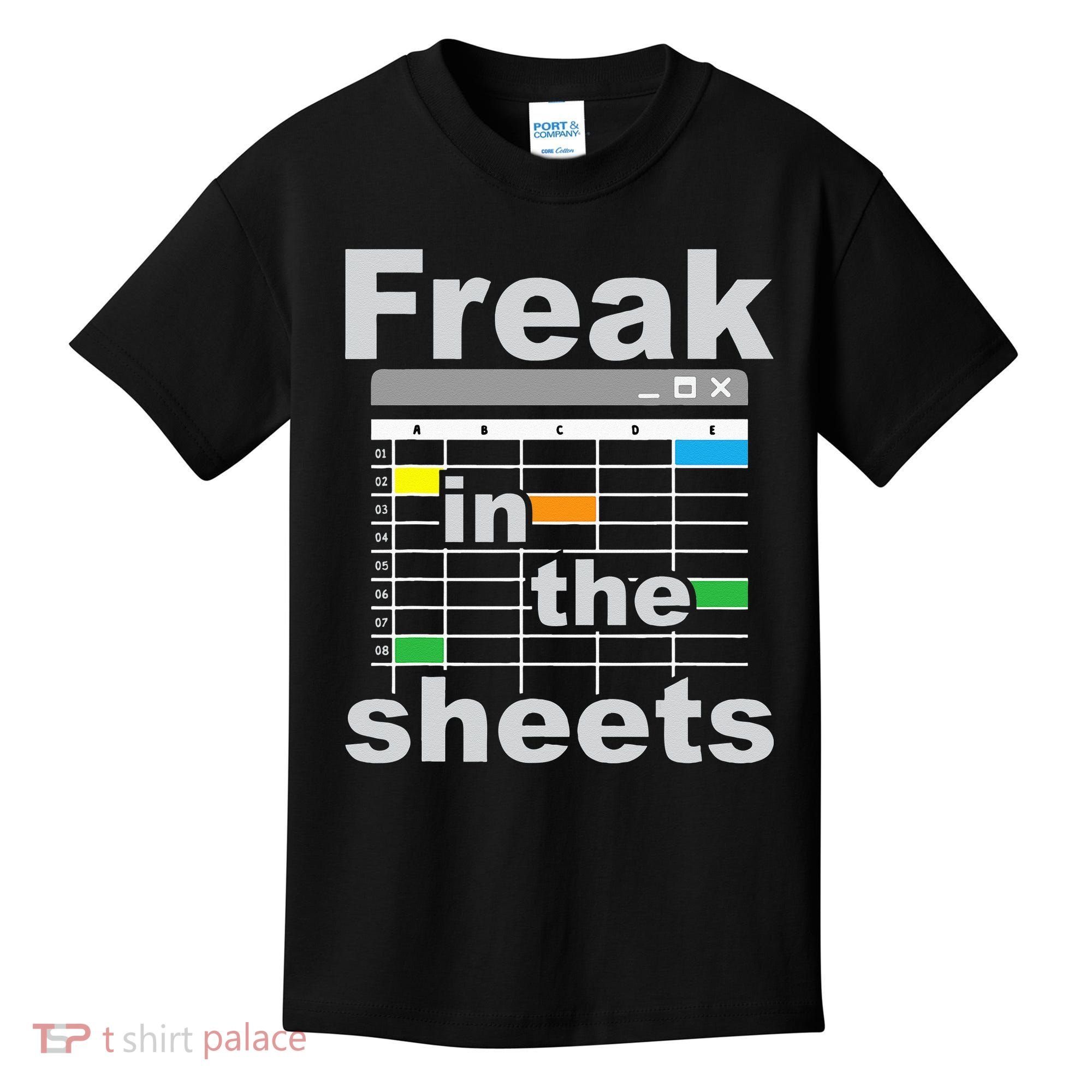 Freak In The Sheets Funny Accountant Analyst Secretary Kids T-Shirt