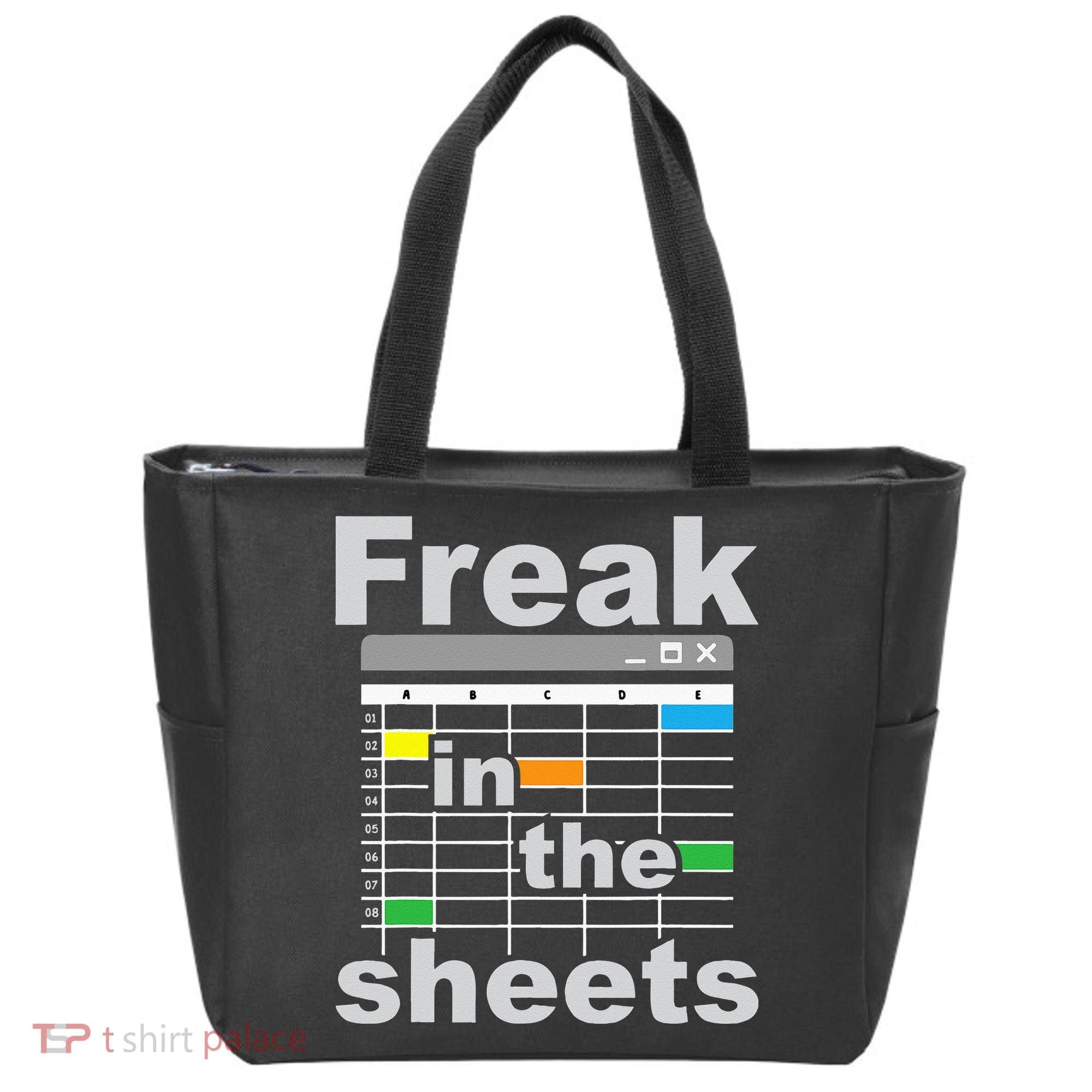Freak In The Sheets Funny Accountant Analyst Secretary Tote Bag