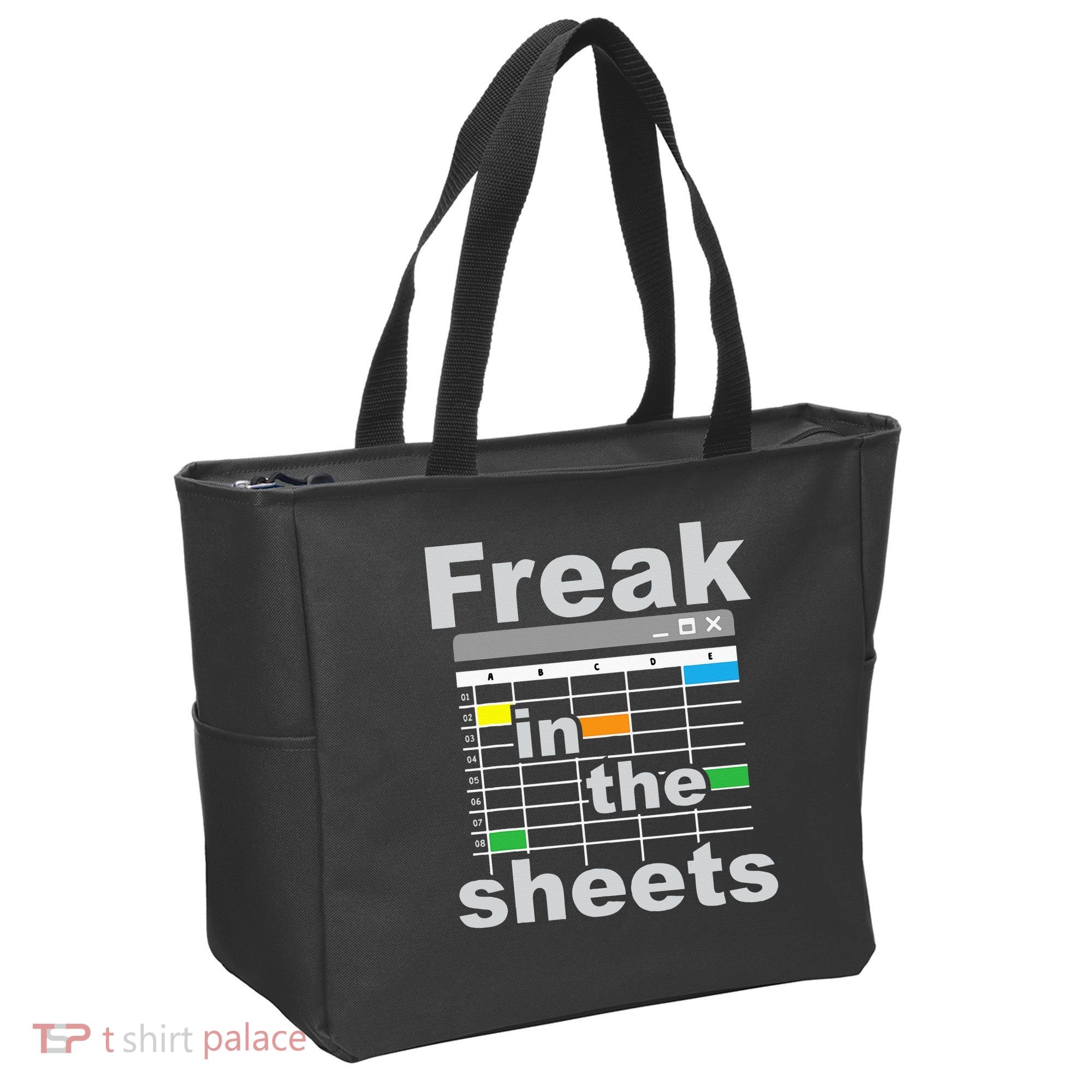 Freak In The Sheets Funny Accountant Analyst Secretary Tote Bag