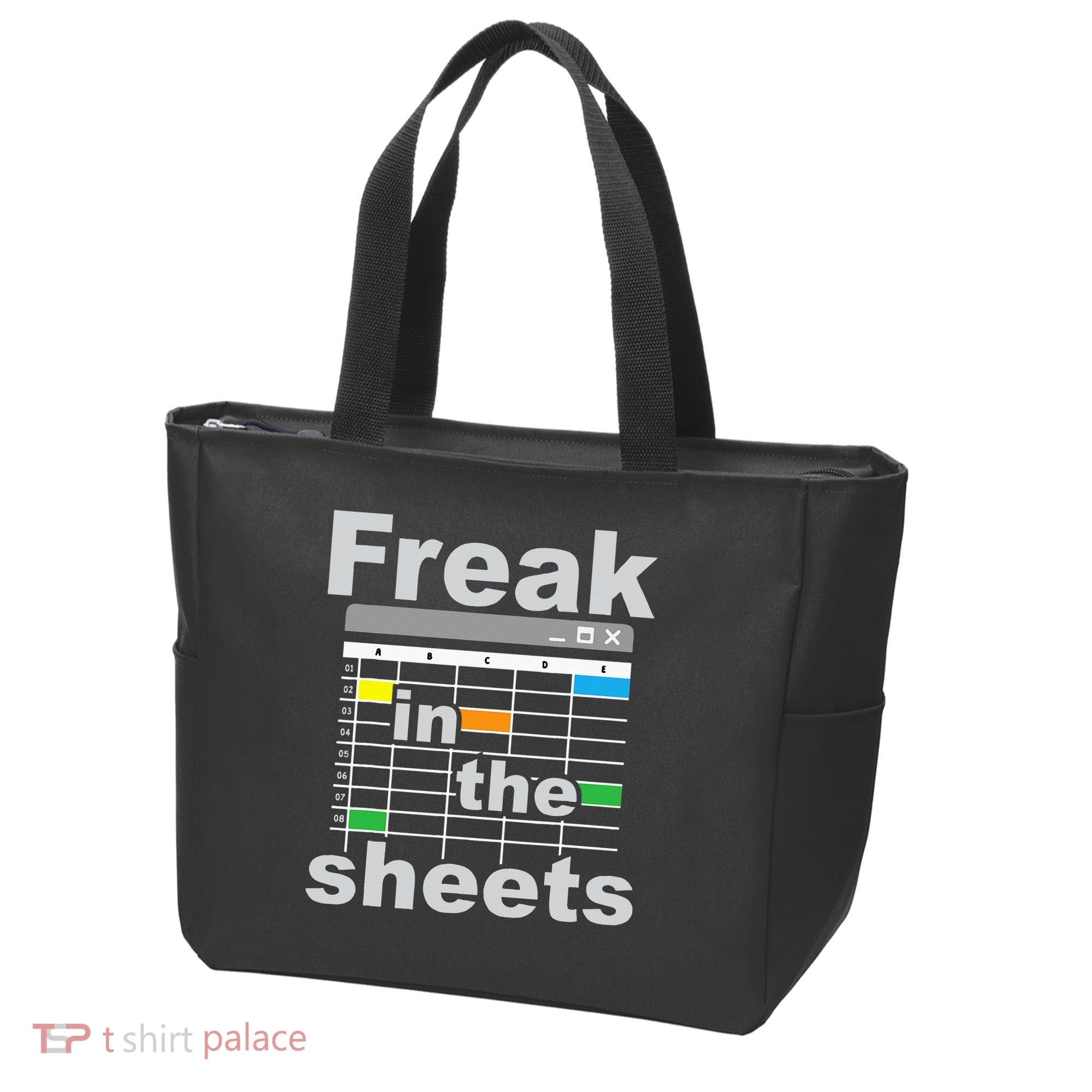 Freak In The Sheets Funny Accountant Analyst Secretary Tote Bag