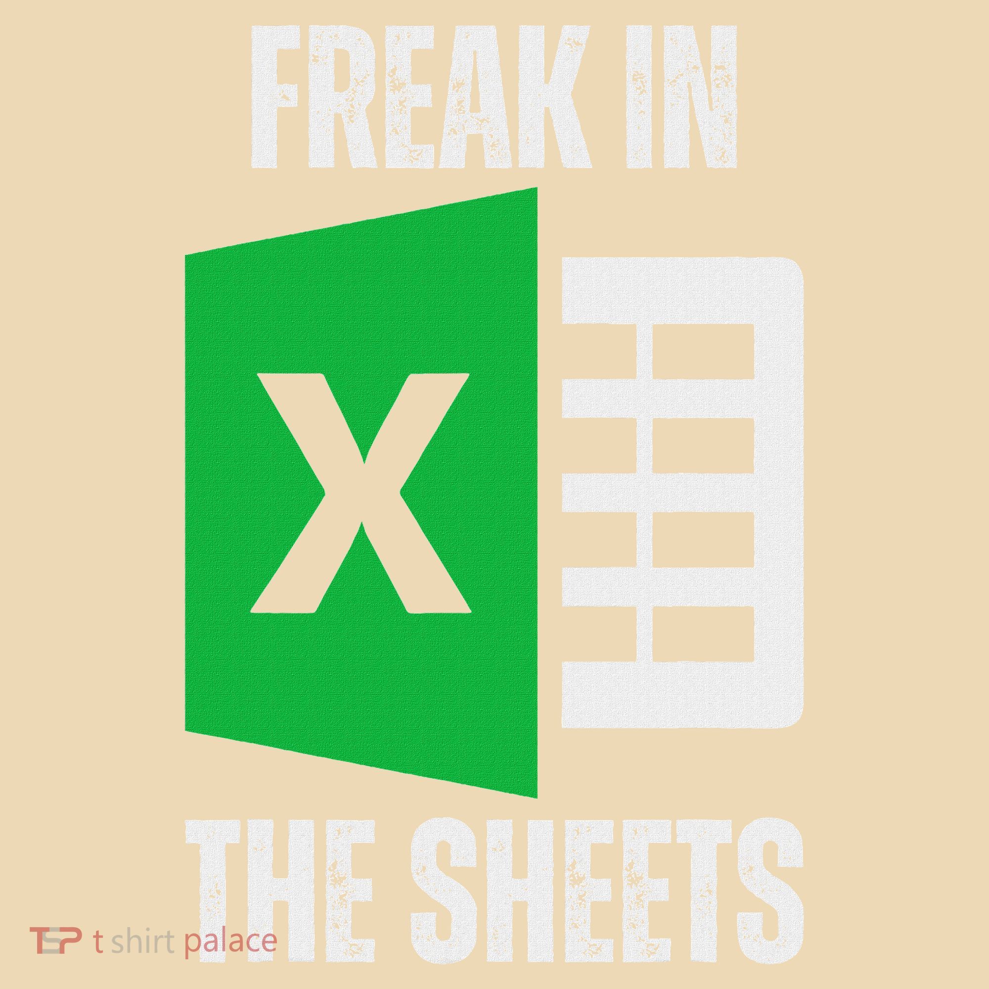 Freak In The Sheets Excel Spreadsheet Funny Office Jokes Tote Bag