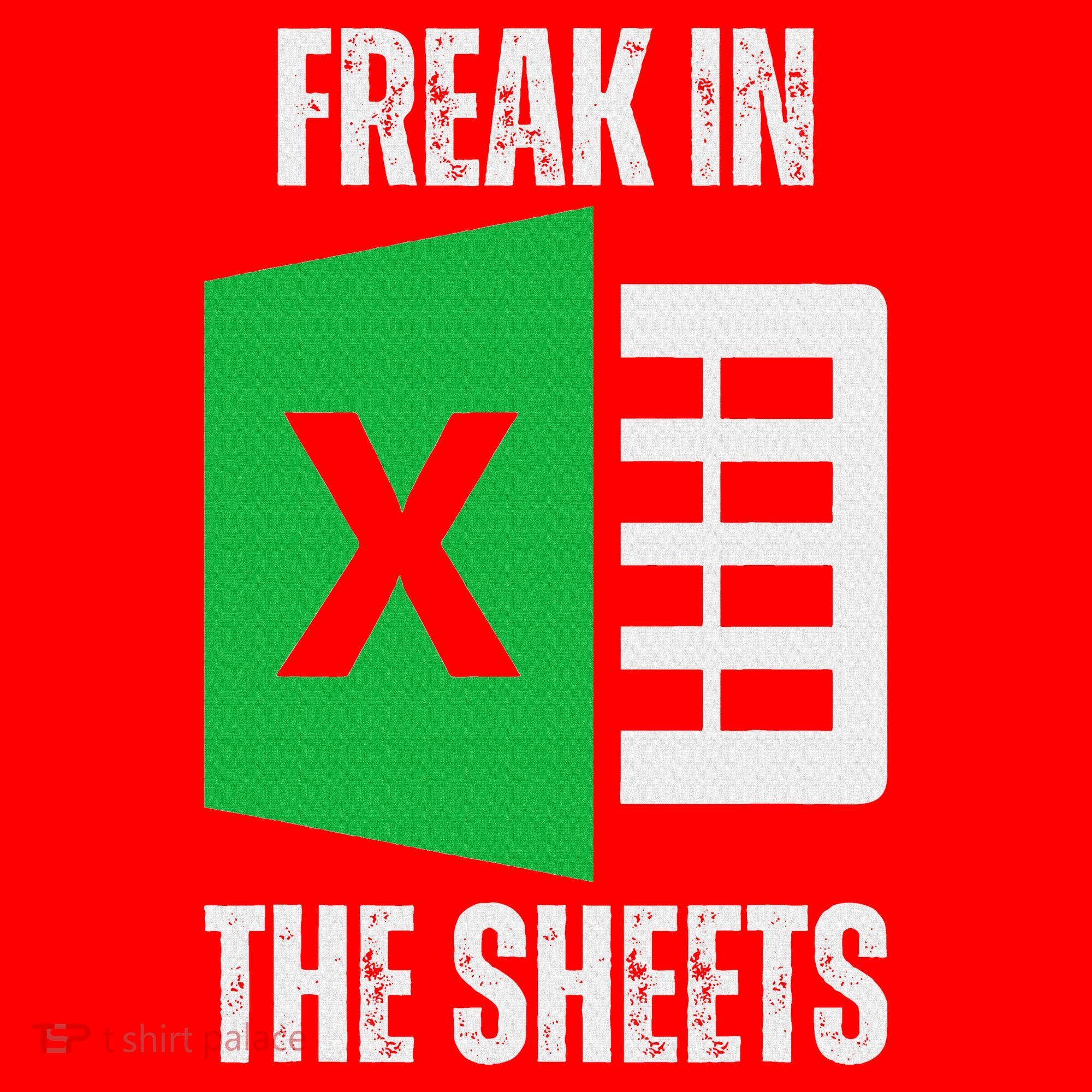 Freak In The Sheets Excel Spreadsheet Funny Office Jokes Santa Hat