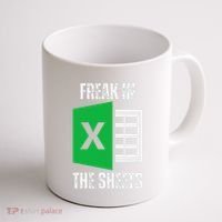Freak In The Sheets Excel Spreadsheet Funny Office Jokes Coffee Mug thumb 1
