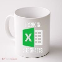 Freak In The Sheets Excel Spreadsheet Funny Office Jokes Coffee Mug thumb 0