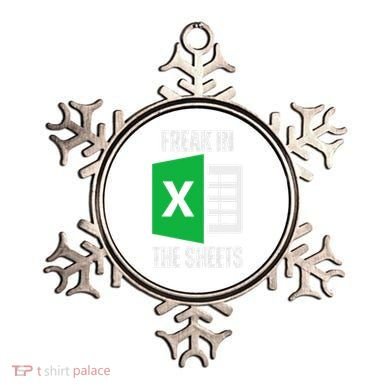 Freak In The Sheets Excel Spreadsheet Funny Office Jokes Ornament