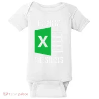 Freak In The Sheets Excel Spreadsheet Funny Office Jokes Baby Bodysuit thumb 0
