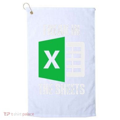 Freak In The Sheets Excel Spreadsheet Funny Office Jokes Golf Towel