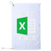Freak In The Sheets Excel Spreadsheet Funny Office Jokes Golf Towel thumb 0