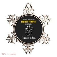 Fully Intend To Haunt People When I Die Funny Cat Ornament thumb 0