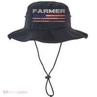 Farmer In Training Future Farmer Patriotic American Flag Bucket Hat thumb 0