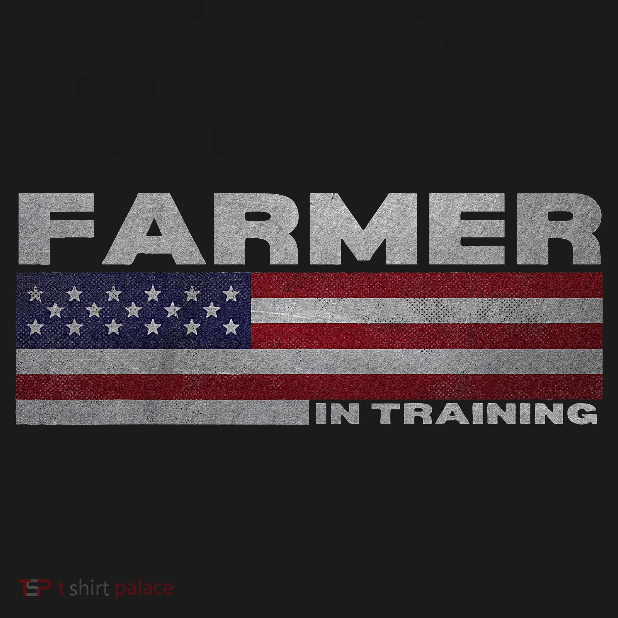 Farmer In Training Future Farmer Patriotic American Flag Mousepad