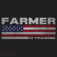 Farmer In Training Future Farmer Patriotic American Flag Hat thumb 2